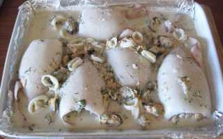 Кальмар тушка — 47 домашних вкусных рецептов приготовления