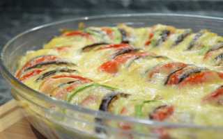 4 рецепта баклажанов с помидорами и сыром в духовке