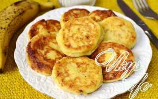 Сырники с бананом и творогом. Пошаговый рецепт с фото