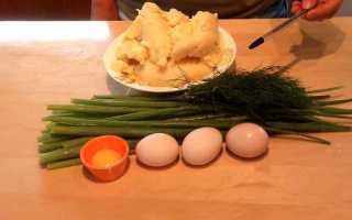 Вкуснейшая запеканка без муки с зеленым луком и яйцом