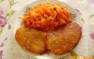 Пошаговый рецепт приготовления постных драников с фото